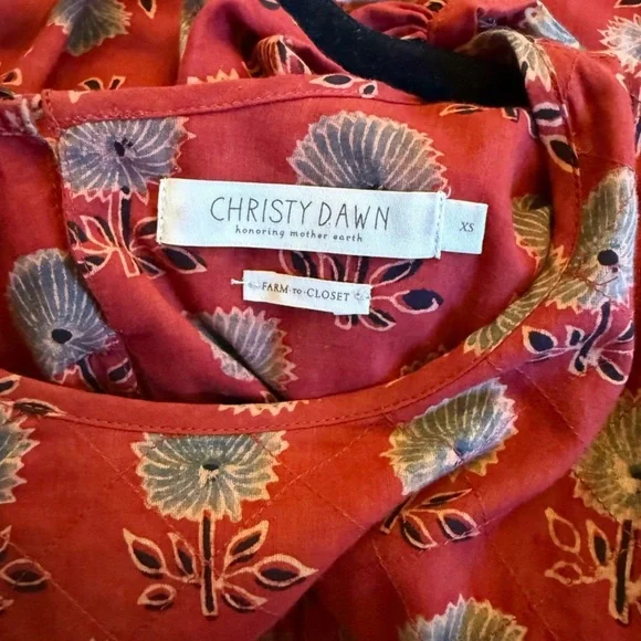 Christy Dawn the Regan Mini Dress in Sienna Sunflower - Picture 4 of 4